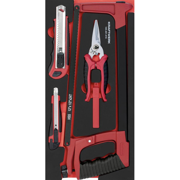 Servante d'atelier BT LINE BT700 8 tiroirs 242 pièces KRAFTWERK 102.470.515