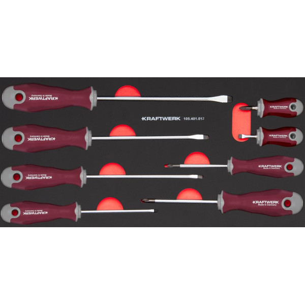 Servante d'atelier BT LINE BT700 8 tiroirs 242 pièces KRAFTWERK 102.470.515