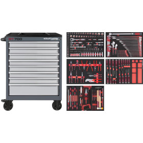 Servante d'atelier BT LINE BT700 8 tiroirs 242 pièces KRAFTWERK 102.470.515