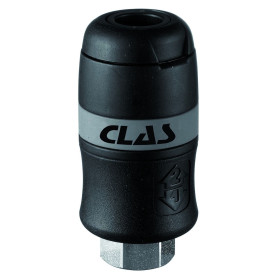 Raccord rapide de sécurité taraude femelle 1/2" passage 8mm CLAS - OP 0711