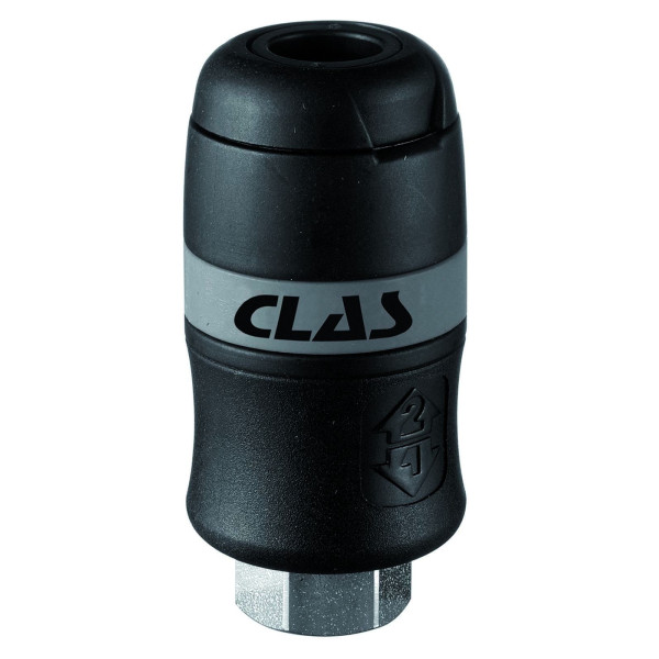 Raccord rapide de sécurité taraude femelle 1/2" passage 8mm CLAS - OP 0711
