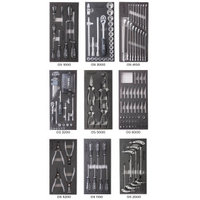 KS Tools 714.0263 - Composition d'Outils pour Servante d'Atelier Complète -  4 Tiroirs pour Servante - Outillage Mécanique et Bricolage avec Empreinte  en Mousse Découpée au Laser - 263 Pièces : : Bricolage