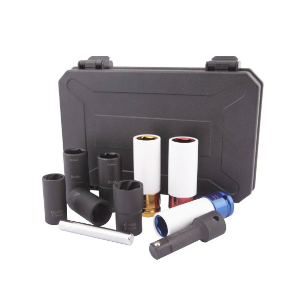 Coffret douille intervention roue 1/2" (10 pcs)