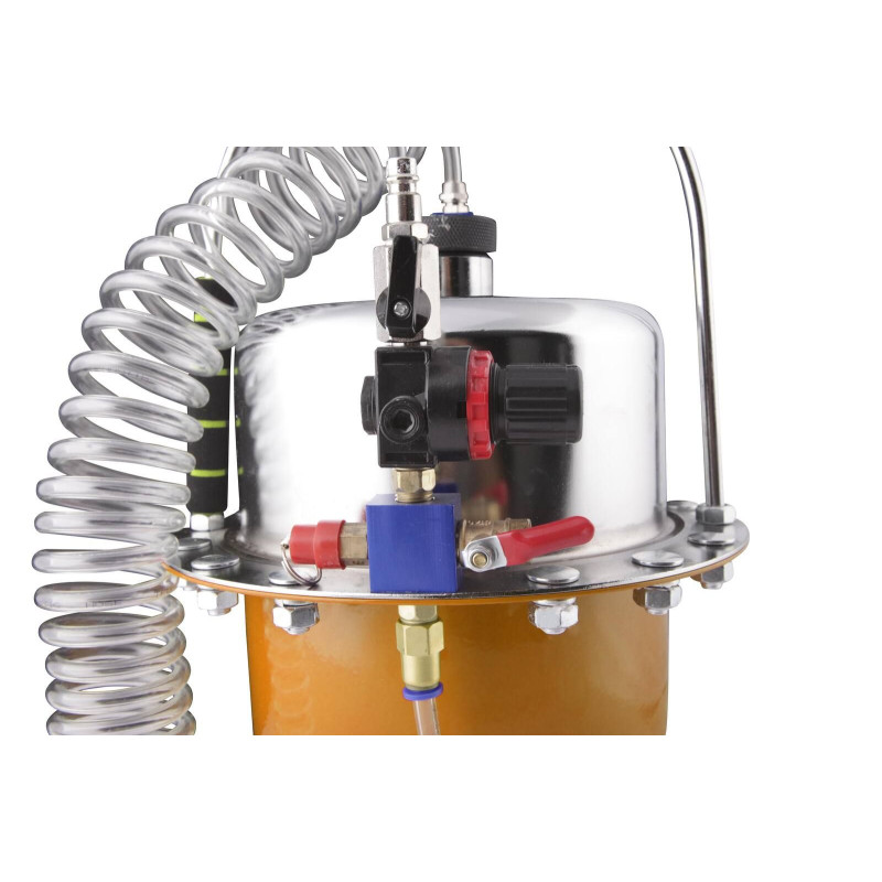 Kit De Purge De Freins Pneumatique BGS - 11 Pièces - Récipient 1L - Pour Freins Et Accouplements