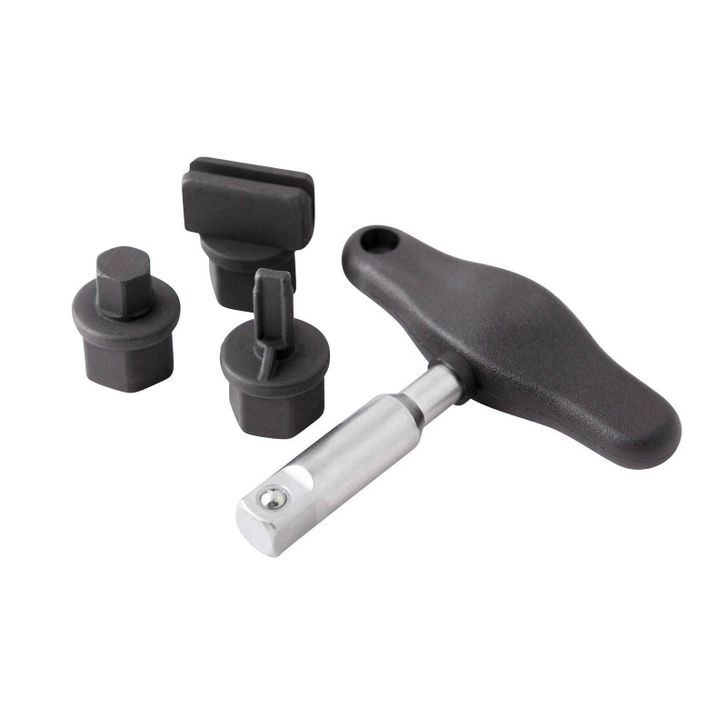 Embout à profil spécial pour bouchon de vidange - carré femelle 10 mm