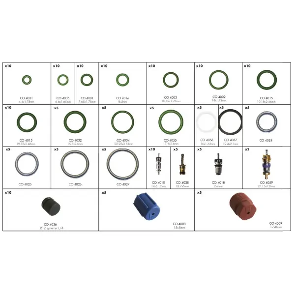 Coffret maintenance climatisation vehicules allemands (171 pcs)