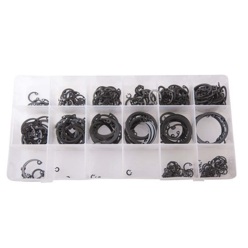 Assortiment De 300 Circlips Intérieurs (3 à 32 Mm) - Marque BGS Technic, Neuf