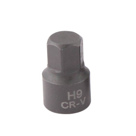 Douille hexagonale 1/4" 9mm