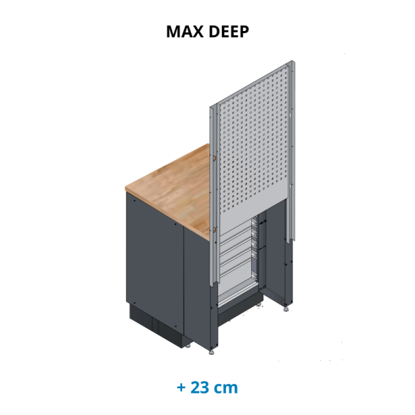 Mobilier d'atelier modulaire 6 éléments Max deep MOBILIO KRAFTWERK - 3964F-EX