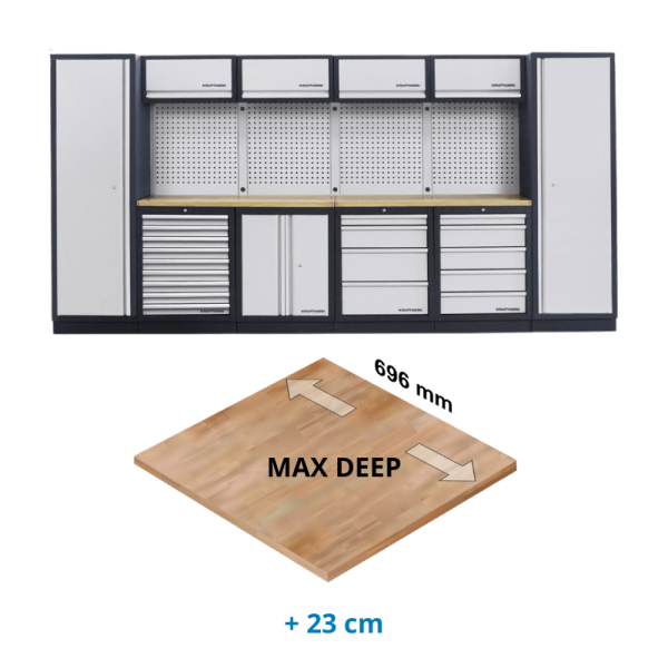 Mobilier d'atelier modulaire 6 éléments Max deep MOBILIO KRAFTWERK - 3964F-EX