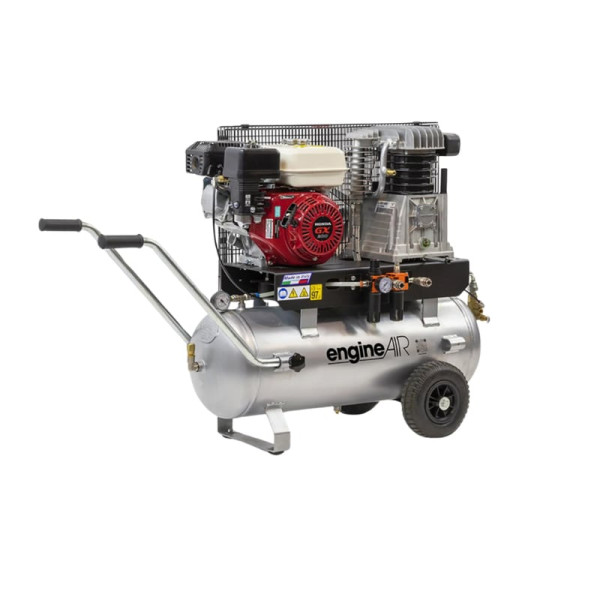 Compresseur thermique ENGINEAIR 5/100 ESSENCE - 4,8 CV - 10b - 24,66 m3/h - 24 L  ABAC 1121440137