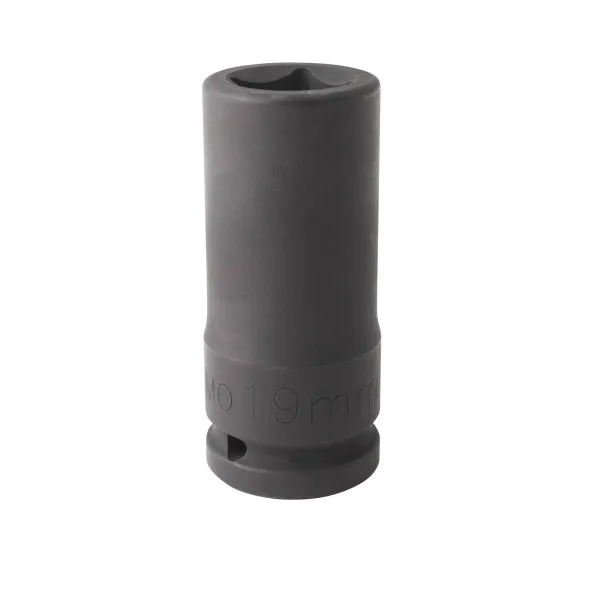 Douille ecrou de roue carre 17mm 3/4" l.90mm