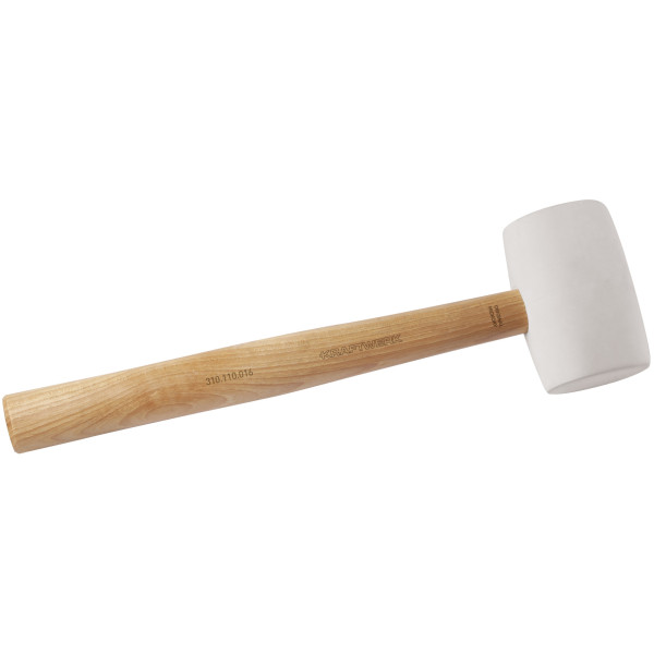 Maillet en Caoutchouc Blanc Manche en Hickory Ø58mm 16oz Kraftwerk - 310.110.016