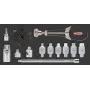 Module 13 pièces spécial vidange auto KS TOOLS 150.9300 