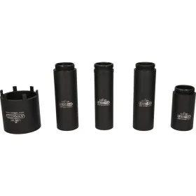 Jeu de douille à 6 ergots Ø 63 mm avec 4 tubes de centrage pour Mercedes, 5 pcs KS TOOLS 460.5370 