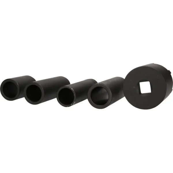 Jeu de douille à 6 ergots Ø 63 mm avec 4 tubes de centrage pour Mercedes, 5 pcs KS TOOLS 460.5370 