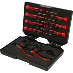 Coffret 10 Pièces de pinces et tournevis électroniques KS TOOLS 500.7180 