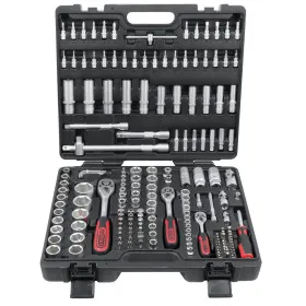 Coffret de douilles 1/4'' + 3/8'' + 1/2'', 179 pièces KS TOOLS 917.0779 