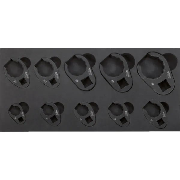 Coffret de douilles à tuyauter de type QFC KS TOOLS 913.1300 