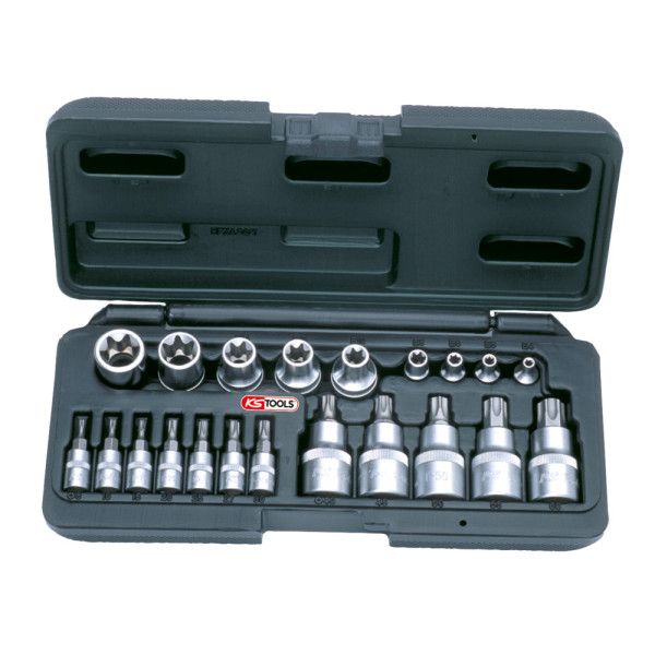 Coffret 21 TORX 1/4" - 1/2" Mâle Femelle KS TOOLS 922.4307 