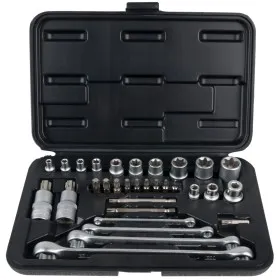 Coffret de douilles et douilles tournevis ULTIMATE 1/4'' - 3/8'' - 1/2'' TORX - 31 pcs KS TOOLS 922.4302 