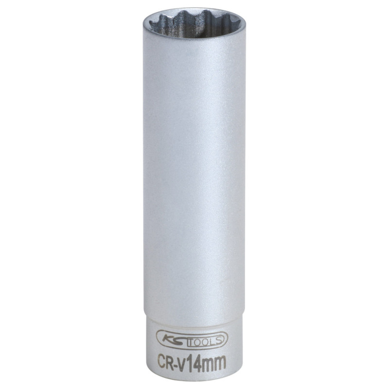 Douille Bougies Allumage BRILLIANT TOOLS 1/2" 21 Mm - Acier Chrome Vanadium, Insert Caoutchouc
