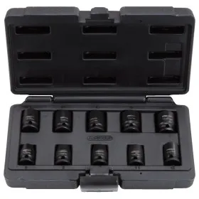 Coffret de douilles 3/8" à chocs 12 pans courtes KS TOOLS 515.0950 