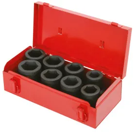 Coffret de 8 douilles à chocs 1’’ KS TOOLS 515.0610 