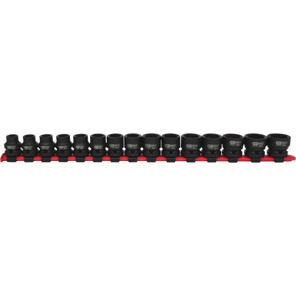 Jeu de douilles à chocs 1/2" 6 pans extra courtes KS TOOLS 515.0055 