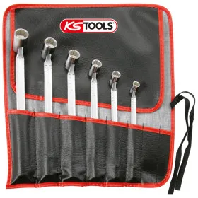 Trousse de 6 Clés à douilles articulées 12 pans KS TOOLS 517.0310 