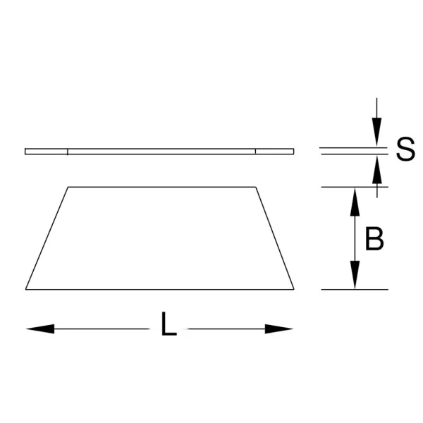 Lames trapézoïdales de rechange KS TOOLS 907.2206 