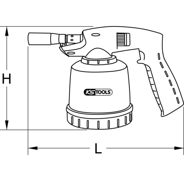 Chalumeau propane universel (bleu) KS TOOLS 903.5901 