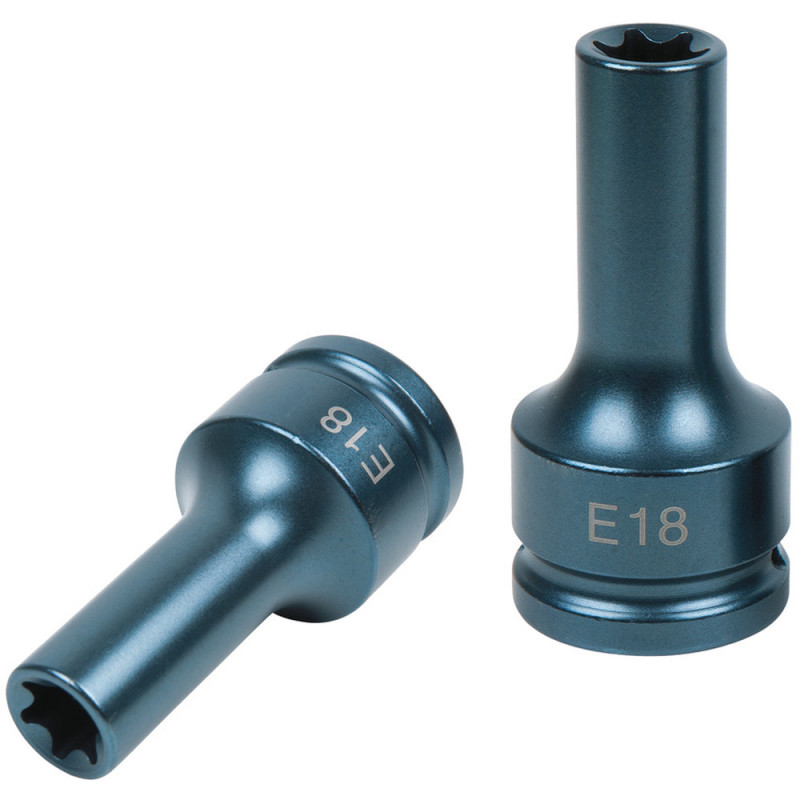 Douille Tournevis à Chocs Torx T30 KS Tools 911.0915 - Longue 12,5 Mm - 1/2" - Pour Usage Intensif