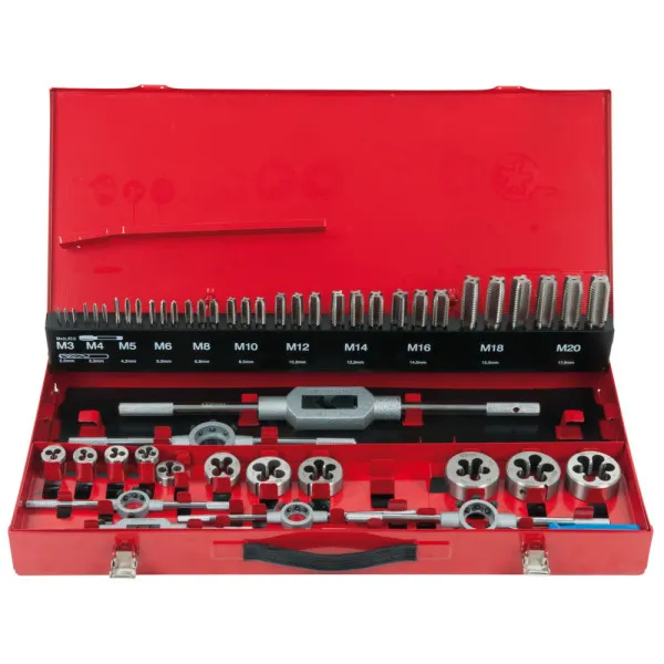 Coffret de jeux de tarauds, filières 54 Pièces KS TOOLS 331.0654 