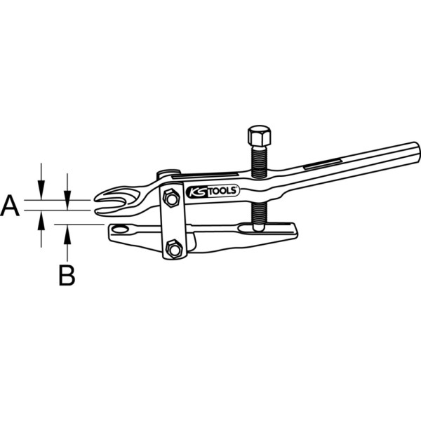 Arrache rotules universel (jusqu'à un diamètre de 20 mm) KS TOOLS 700.5625 