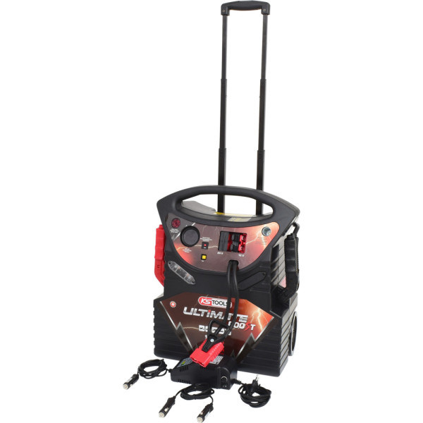 Booster à batterie 12V/24V 6200 / 3100 A PL à trolley KS TOOLS 550.1825 