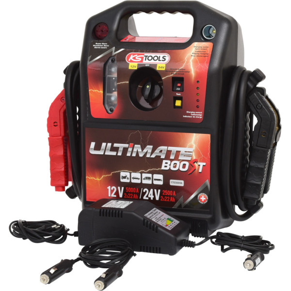 Booster à batterie 12V/24V 5000 / 2500 A KS TOOLS 550.1820 