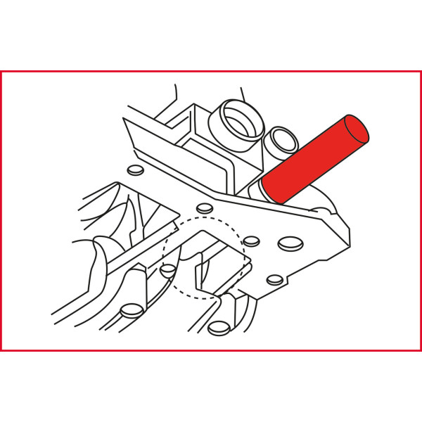Coffret d'outils de calage Renault DCi 9 pièces KS TOOLS - 400.0750