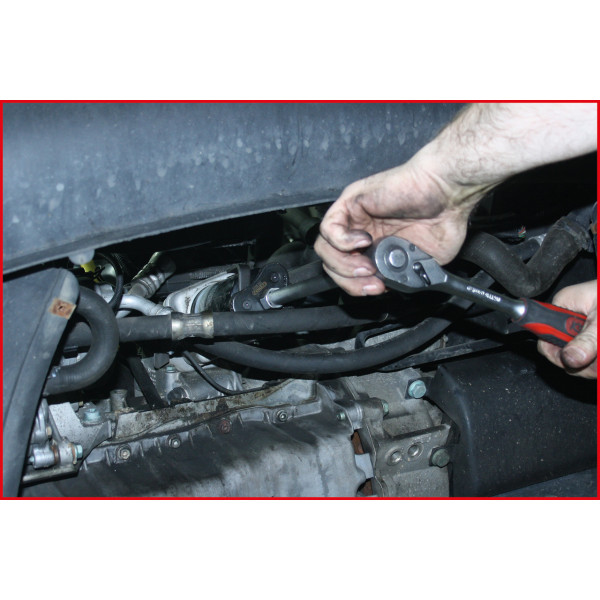 Clé de filtre à huile 3 bras auto-réglables avec adaptateur 65 -120 KS TOOLS 150.9314 