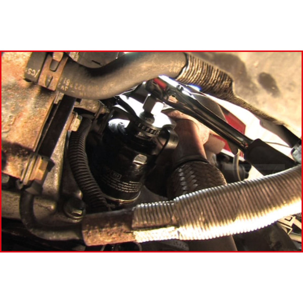 Clé de filtre à huile 3 bras auto-réglables avec adaptateur 65 -120 KS TOOLS 150.9314 