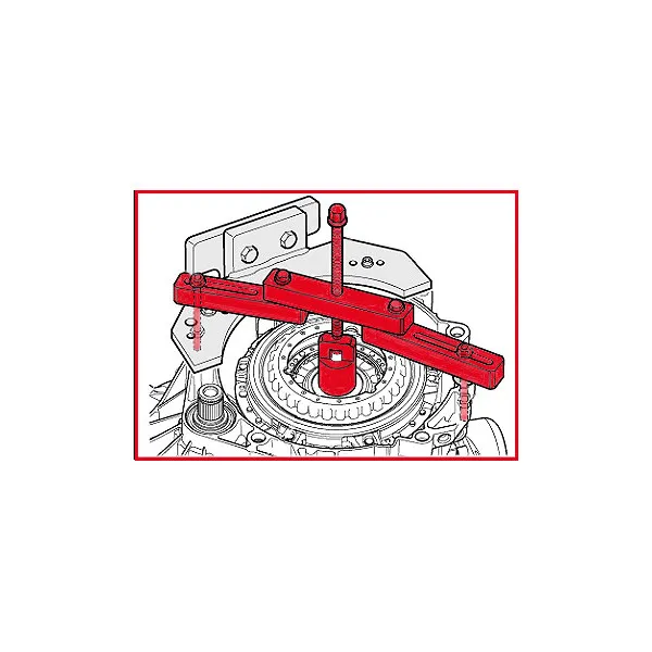 Kit d'outils pour double embrayage de boite à vitesse DSG - KS TOOLS 150.2420 