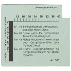 Fiches diagramme diesel 48 pcs KS TOOLS 150.1657 