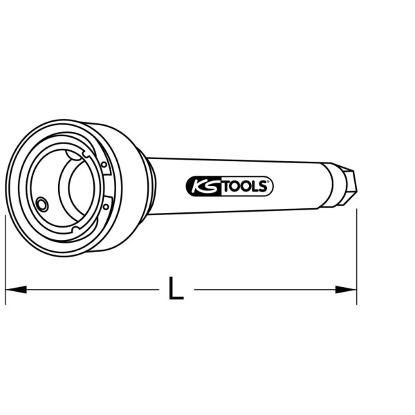 Clé pour rotule axiale KS TOOLS 150.1600 