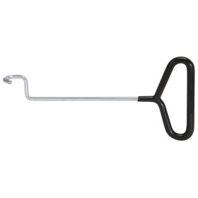 Crochet double coudé pour silent bloc d'échappement KS TOOLS 150.1240 