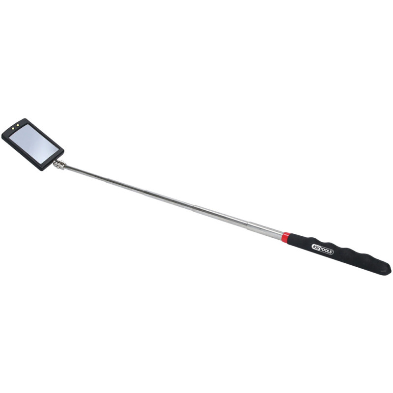 Miroir D’Inspection Télescopique Avec Aimant – Tige Ajustable, Rotation 360°, Lumières LED – Pour Mécanique, Plomberie, Bricolage - 9