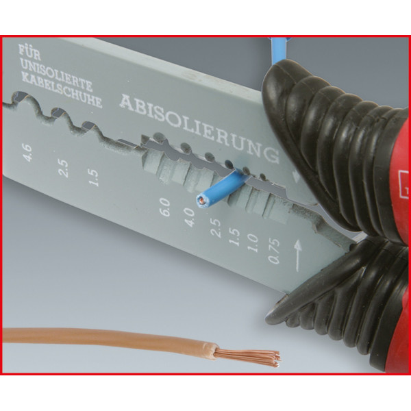 Coffret de Pince à sertir standard pour cosses pré-isolées et 270 cosses KS TOOLS 115.1230 