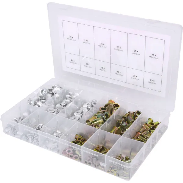 Assortiment d'inserts taraudés acier et aluminium, 300 pièces KS TOOLS 970.0630 