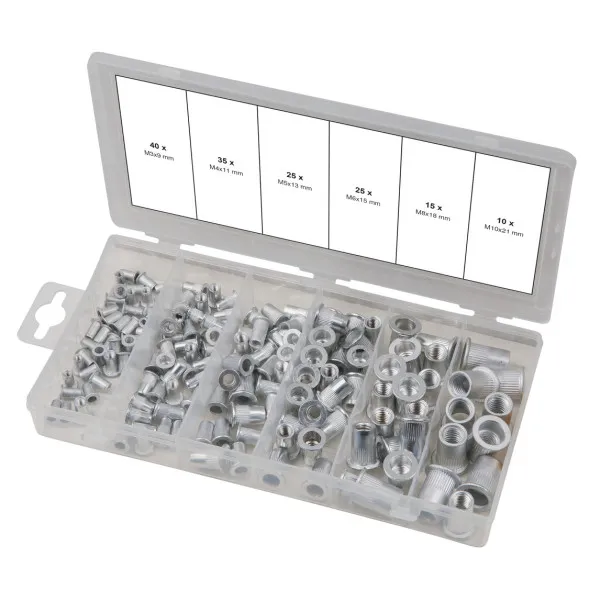 Assortiment d'inserts taraudés aluminium, 150 pièces KS TOOLS 970.0620 