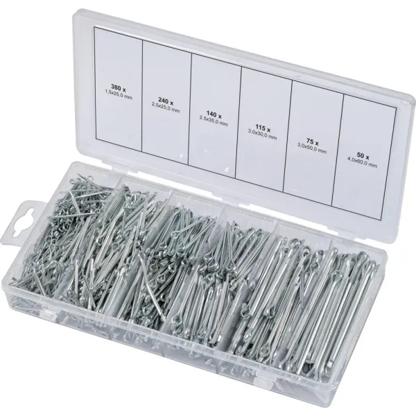 Assortiment de goupilles 1000 pièces KS TOOLS 970.0330 