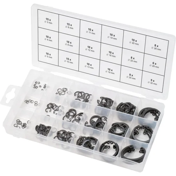 Assortiment de circlips intérieurs 180 pièces KS TOOLS 970.0090 